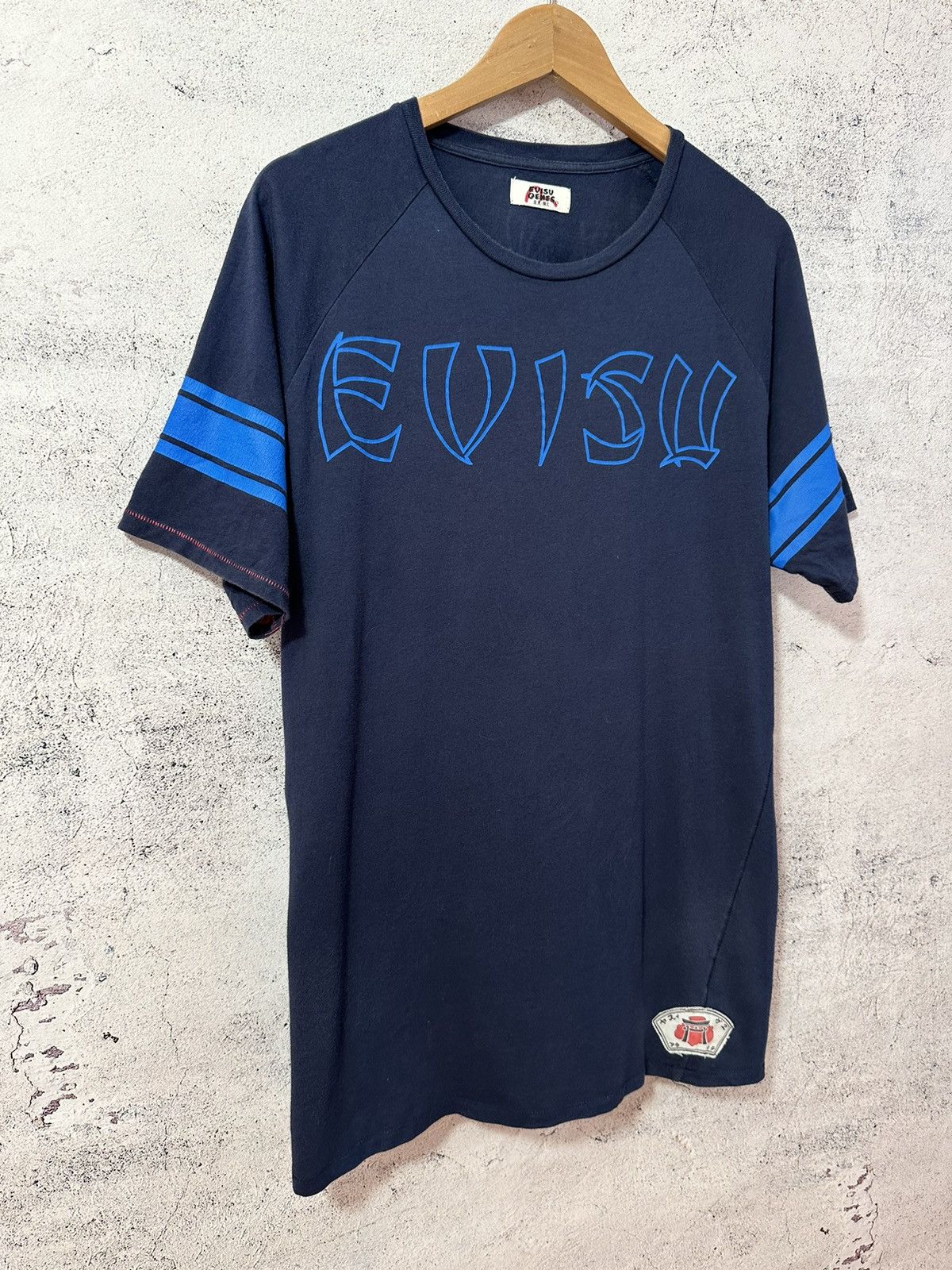 Evisu Vintage Evisu Big Logo T Shirt Size US XXL / EU 58 / 5 - 4 Thumbnail