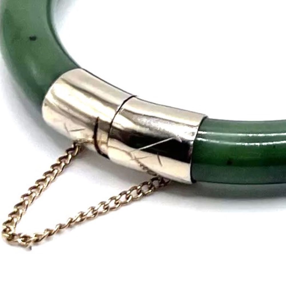 Vintage Vintage Chinese Jade Jadeite Nephrite Dark Mottle Green Size ONE SIZE - 2 Thumbnail