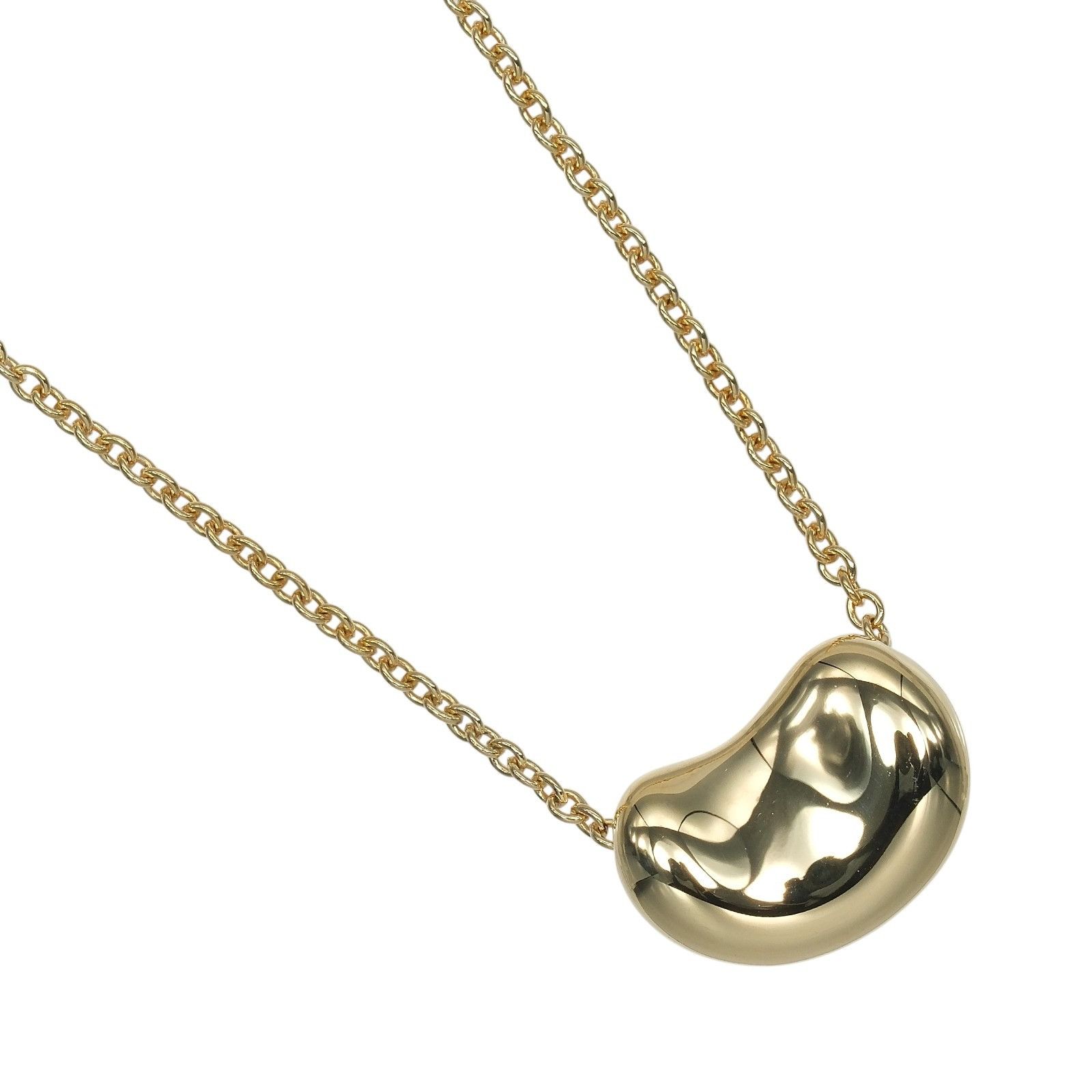 Tiffany & Co. Tiffany & Co. Tiffany & Co. Bean Au750 Necklace Precious Metal Necklace DUTY FREE for USA Size ONE SIZE - 1 Thumbnail