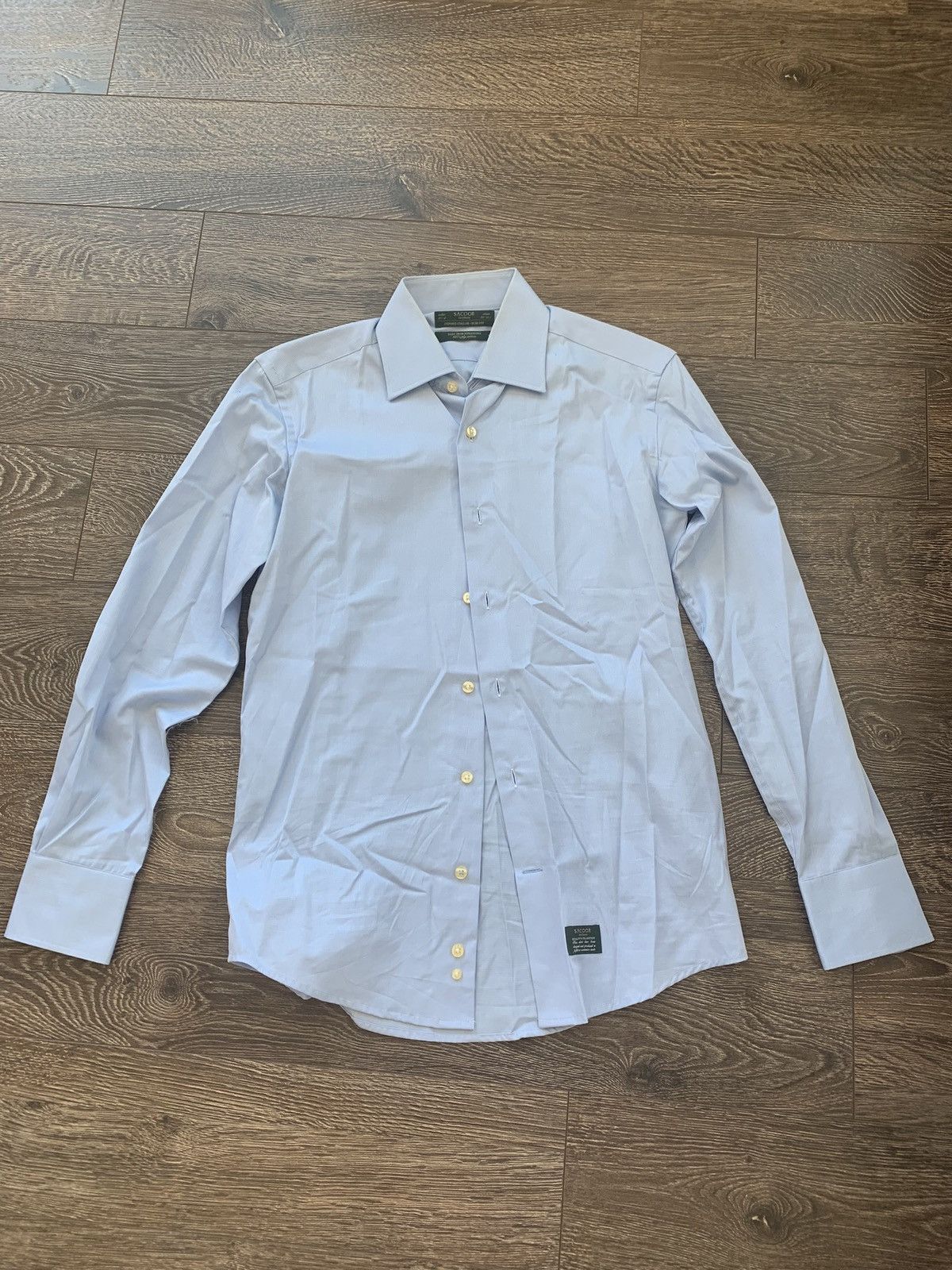 Other Sacoor Brothers Button Down Shirt Size US S / EU 44-46 / 1 - 1 Thumbnail