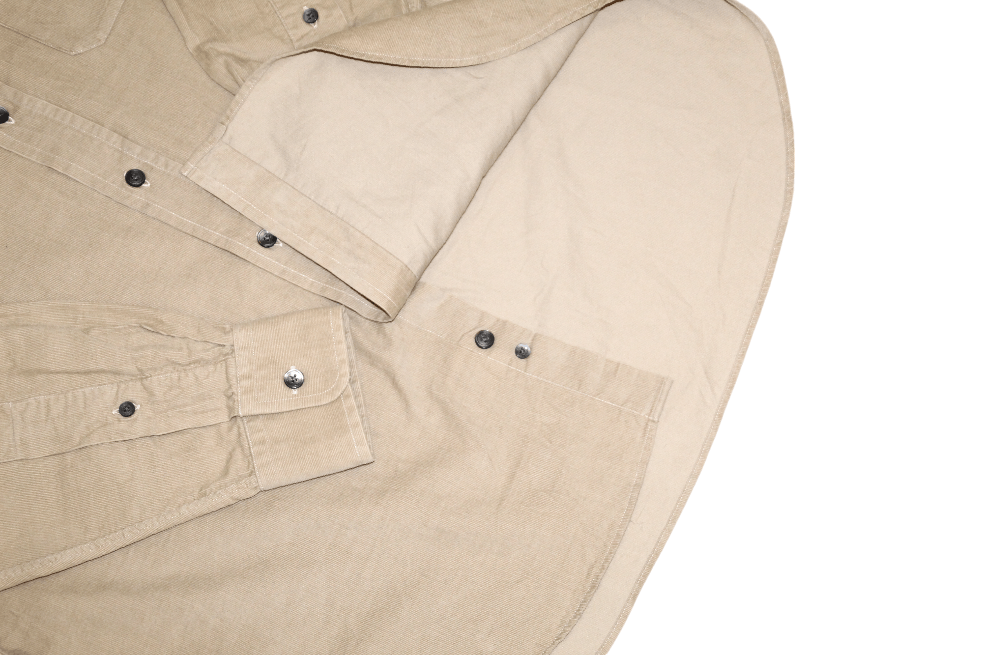 Alfred Dunhill Dunhill Custom Fit Camel Velvet Cotton Casual Shirt Size US M / EU 48-50 / 2 - 9 Thumbnail