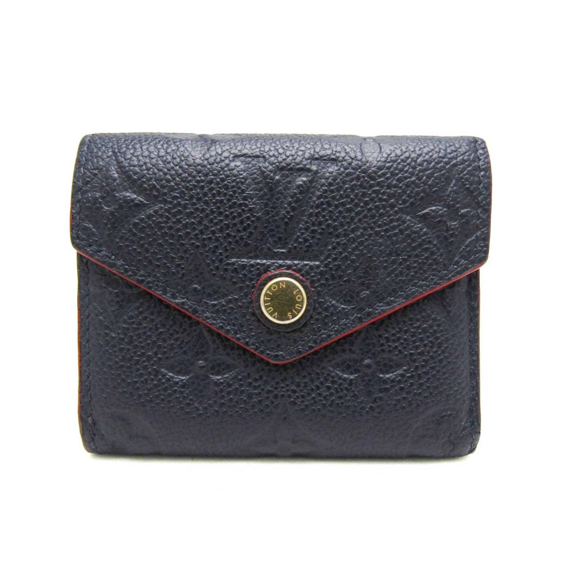 Louis Vuitton Zoé Navy Leather Wallet (Pre-Owned) Size ONE SIZE - 1 Thumbnail