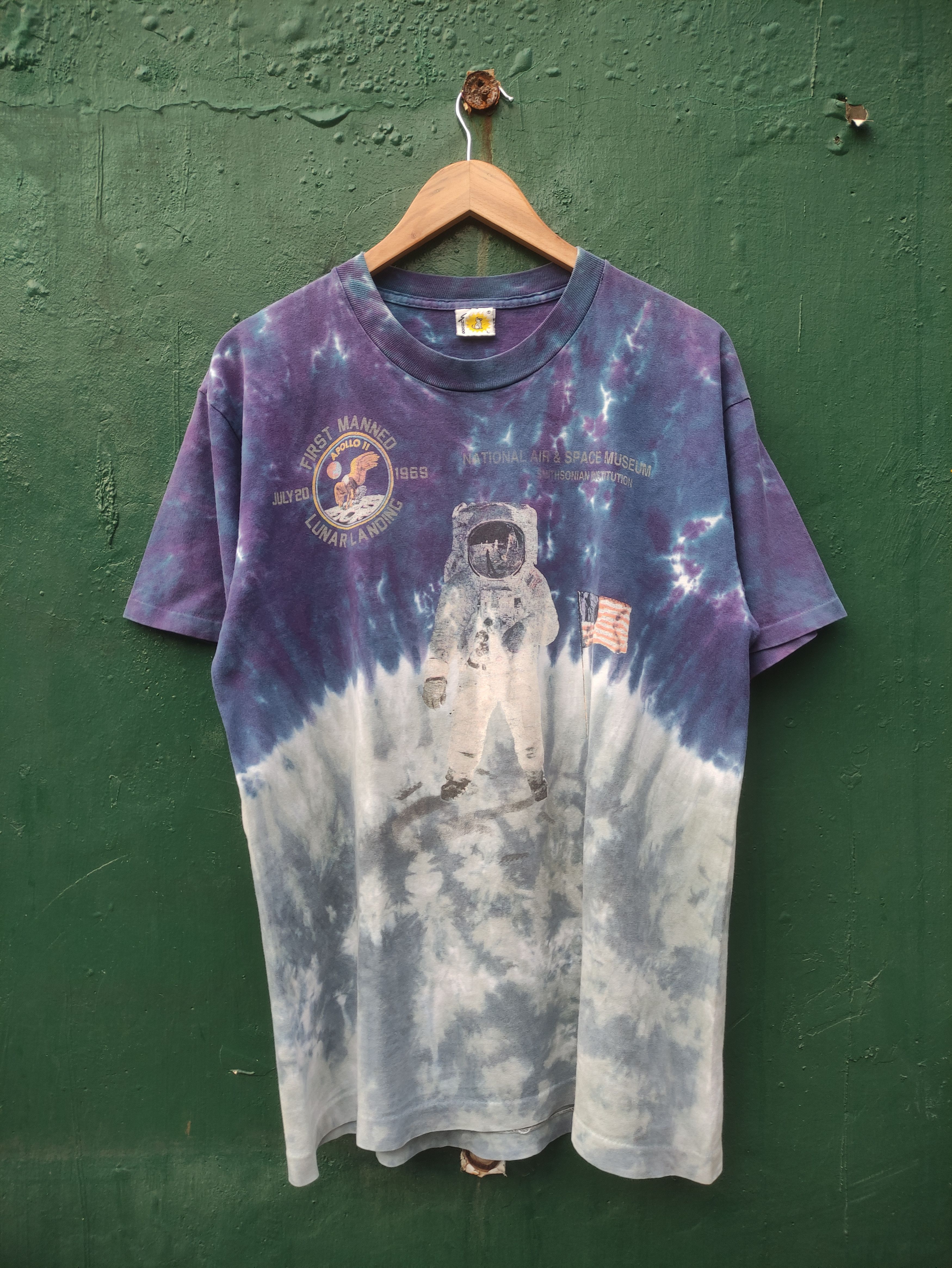 Vintage Vintage Tie Dye NASA Shirt Size US L / EU 52-54 / 3 - 5 Thumbnail