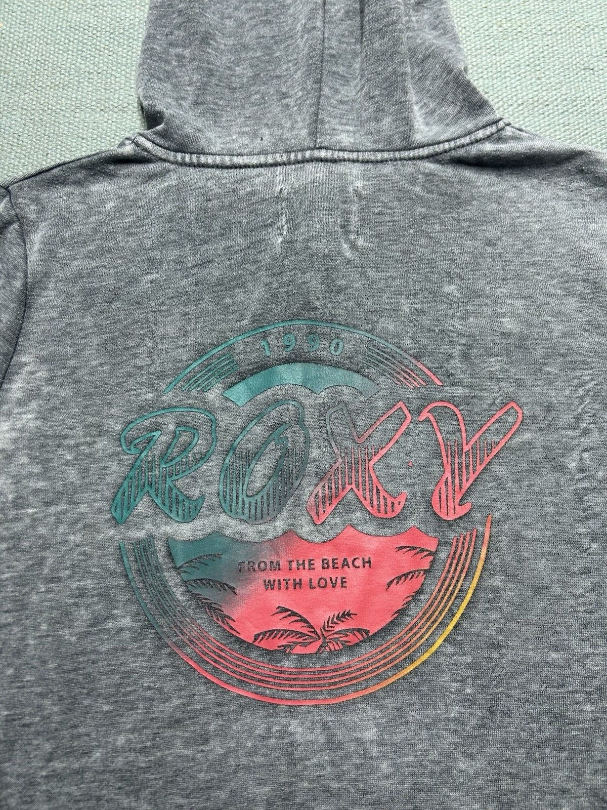 Vintage Roxy surf hoodie zip quiksilver billabong beach womens large Size L / US 10 / IT 46 - 2 Thumbnail