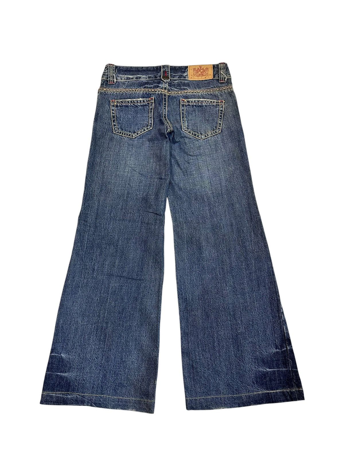 GOA Crazy 2000s Distressed Vence Flare Jeans Goa Lgb Y2K Style Size US 30 / EU 46 - 2 Thumbnail