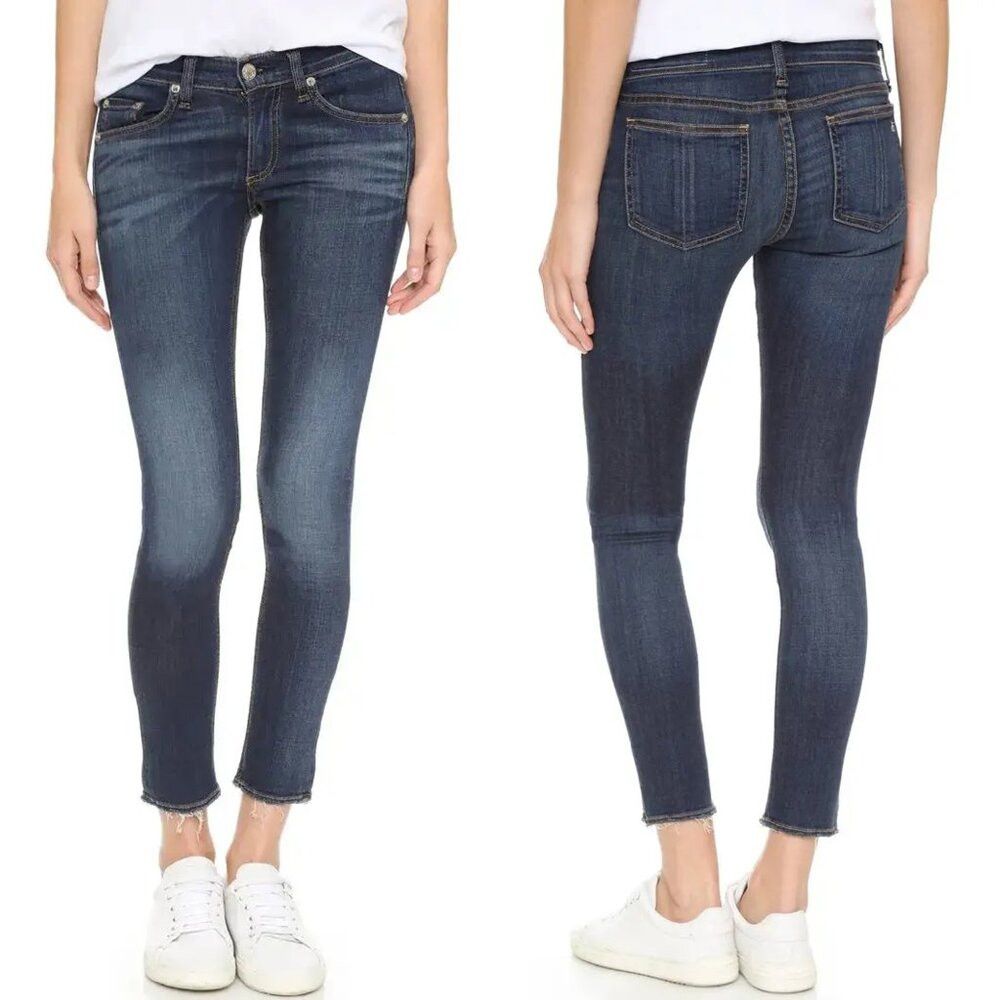 Rag & Bone Rag & Bone Mid-Rise Slim Fit Capri Jeans In Orson Size 25 Size 25" / US 0 / IT 36 - 1 Thumbnail