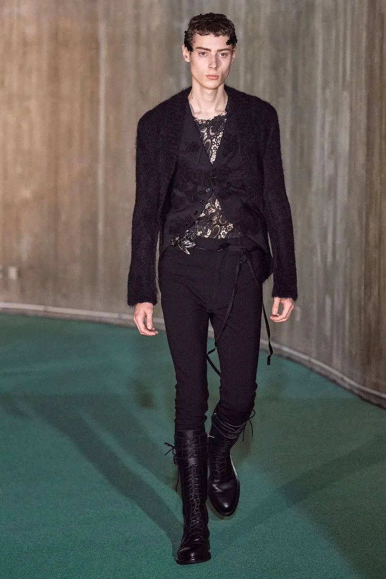 Ann Demeulemeester Ann Demeulemeester Men's and Women's Lace T-Shirt Vest Size L / US 10 / IT 46 - 8 Thumbnail