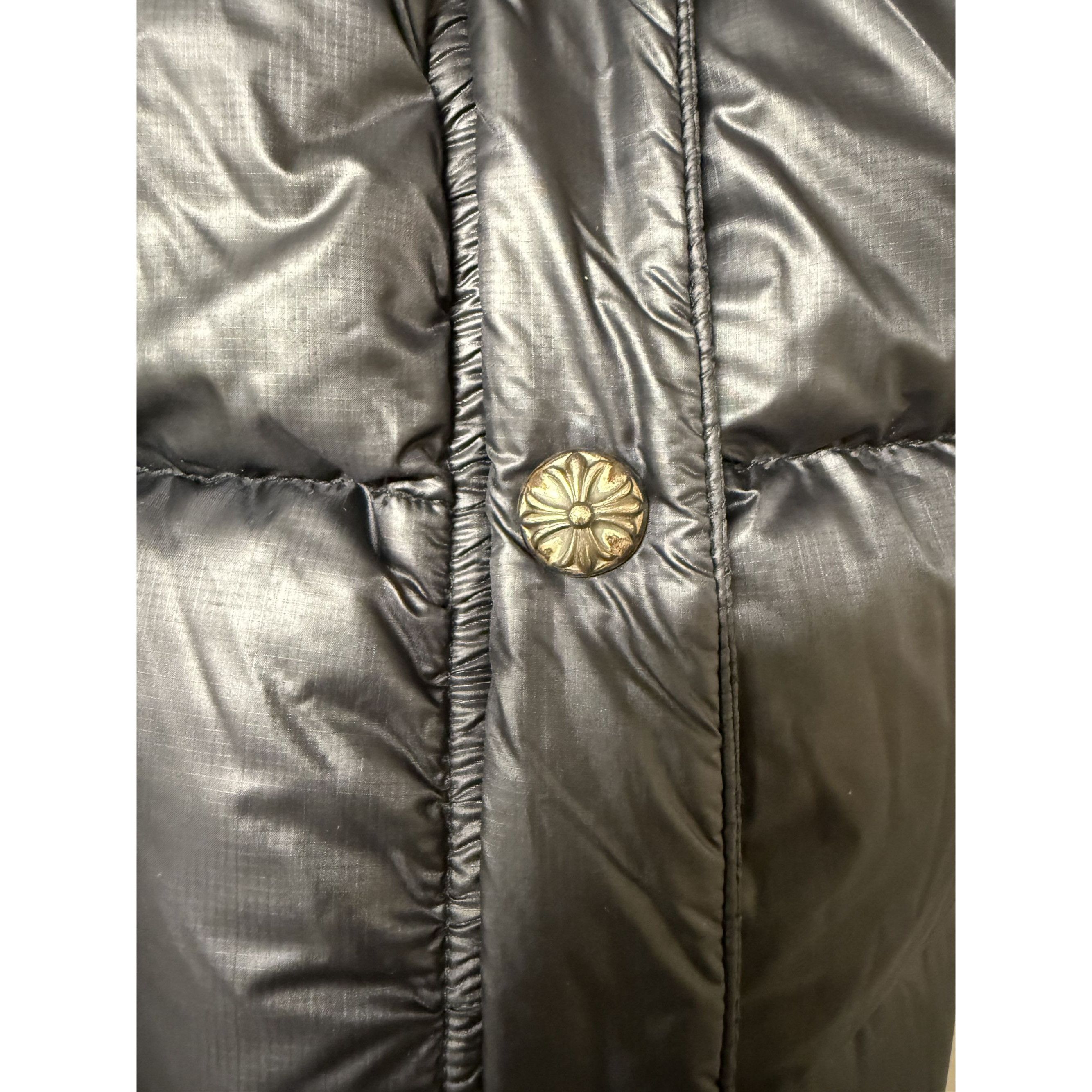 Chrome Hearts Chrome Hearts Womens Black Goose Down Puffer Jacket With Zip Size S / US 4 / IT 40 - 13 Thumbnail