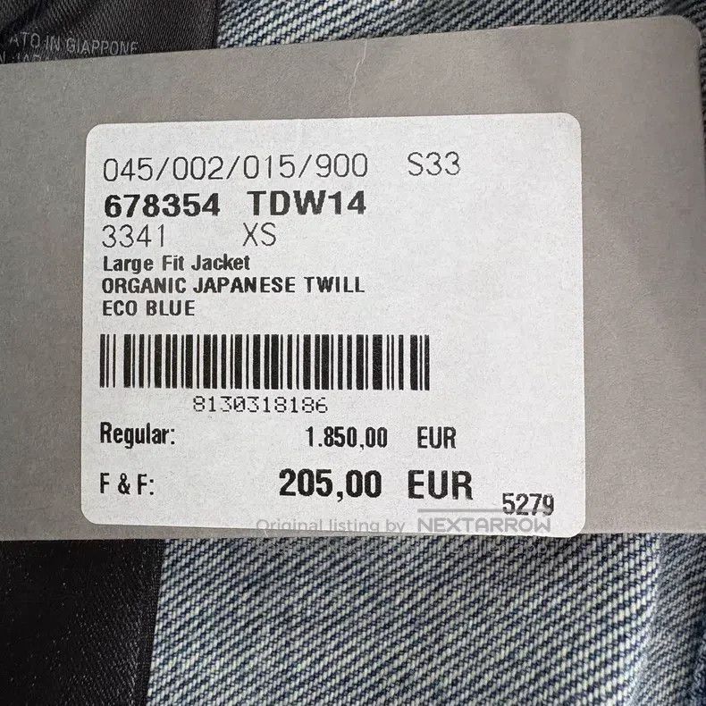 Balenciaga Balenciaga Double B Graffiti Yellow Spray Logo Denim Jacke Size US XS / EU 42 / 0 - 7 Thumbnail