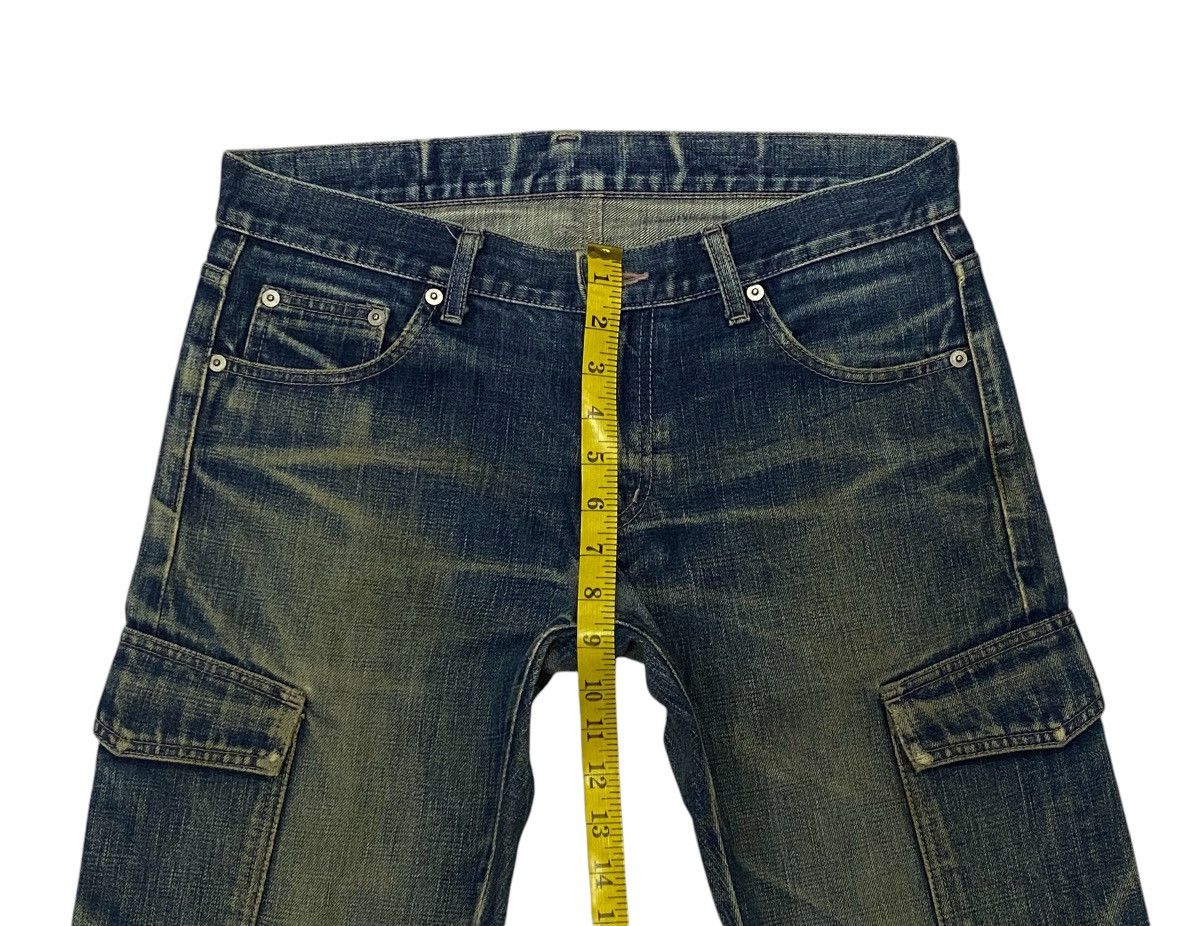 Japanese Brand × Neighborhood Neighborhood 2001 Selvedge Distressed Denim Cargo Shorts Size US 31 - 20 Thumbnail
