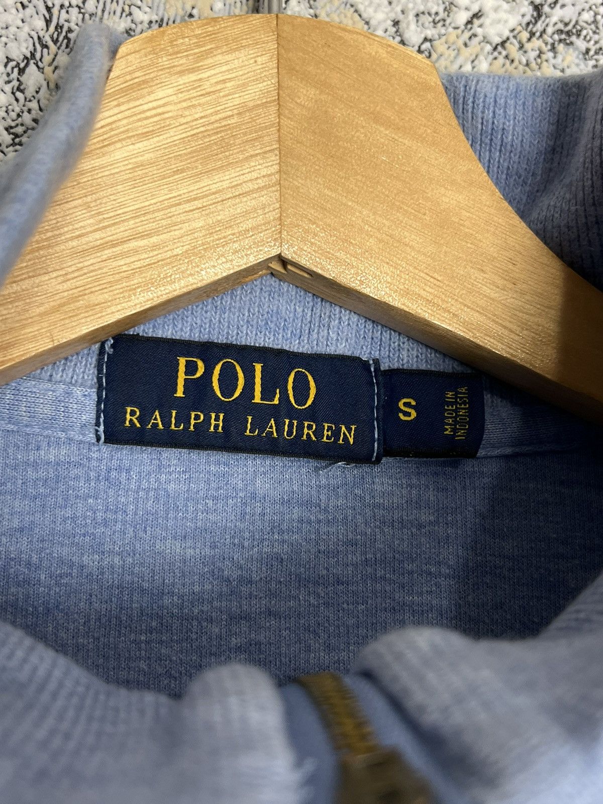 Polo Ralph Lauren × Ralph Lauren × Vintage Vtg Polo Ralph Lauren 1/4 Zip Sweatshirt Sweater Pullover Size US S / EU 44-46 / 1 - 3 Thumbnail