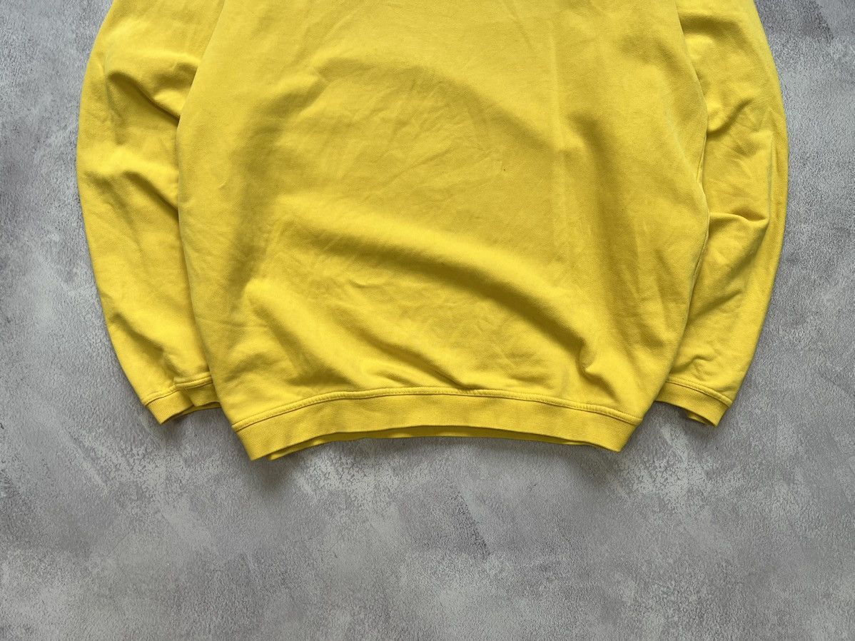 Nike × Vintage Vintage Nike Yellow Oversized Y2K Sweatshirt Mens XL Size US XL / EU 56 / 4 - 3 Thumbnail