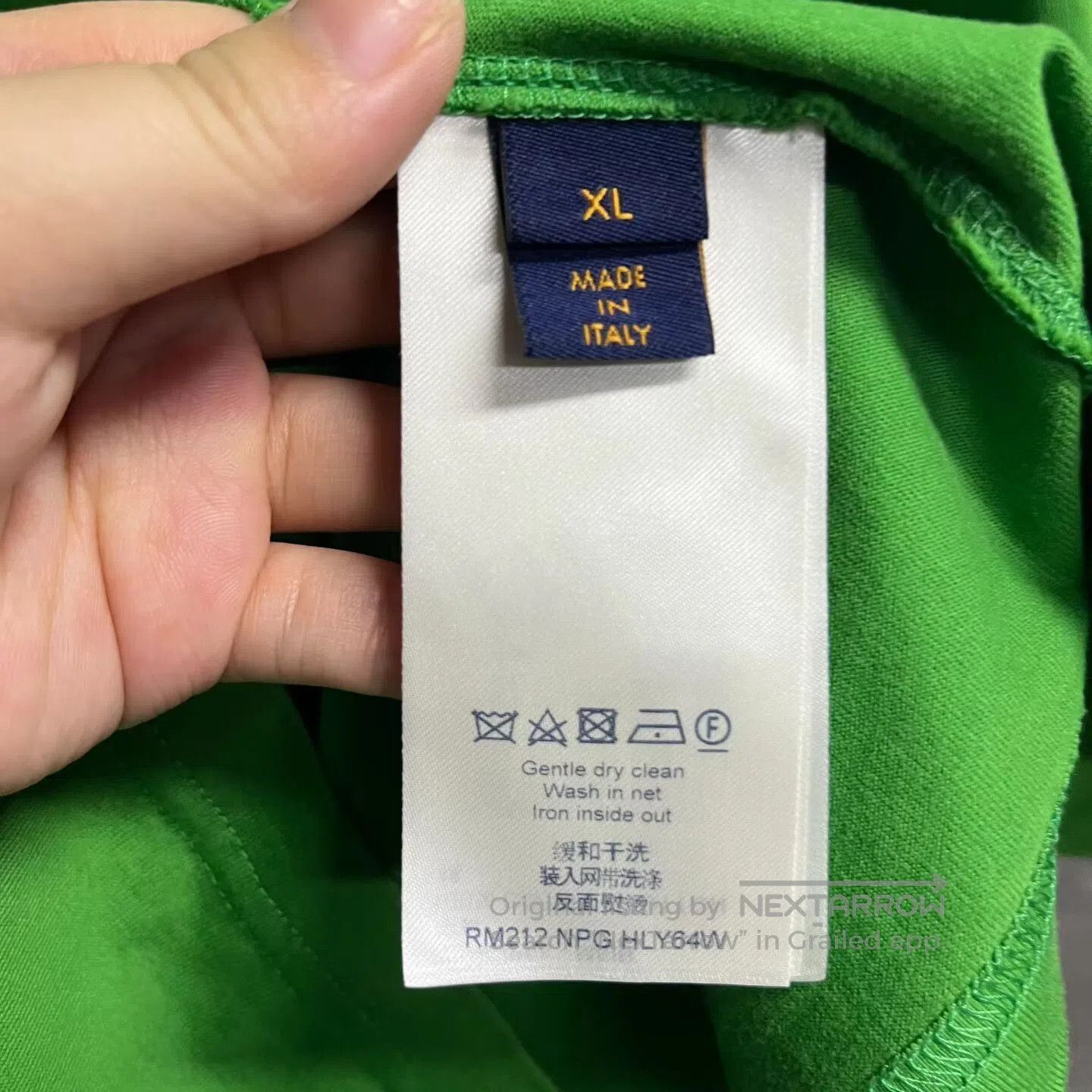 Louis Vuitton Louis Vuitton Solid-color logo-print round-neck short-slee Size US XL / EU 56 / 4 - 3 Thumbnail