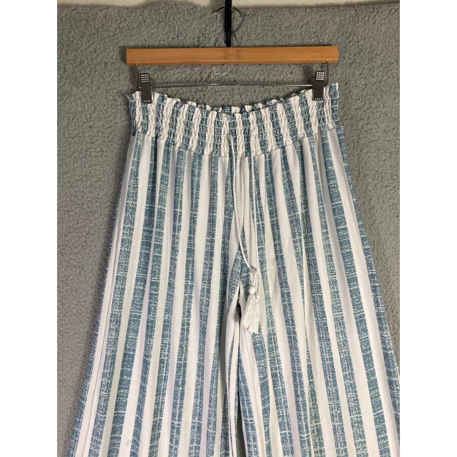 Other West Loop Women's Striped Wide-Leg Pants Blue Size L Size 24" / US 00 / IT 34 - 4 Thumbnail