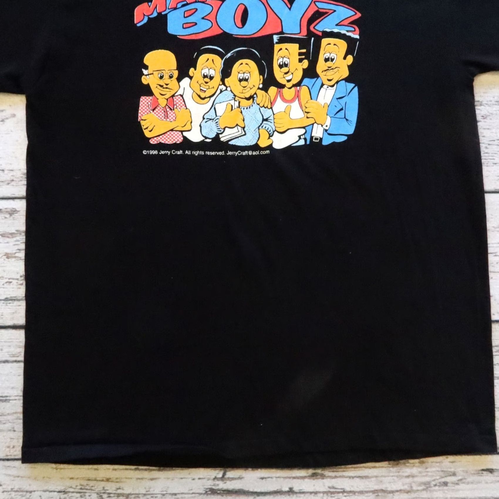 Vintage Vintage 90s Rare Jerry Craft Mama's Boyz T-Shirt XL Black Mens Shirt Vintage 90s Jerry Craft Mama's Boyz T-Shirt XL Black Mens Shirt Size US XL / EU 56 / 4 - 3 Thumbnail