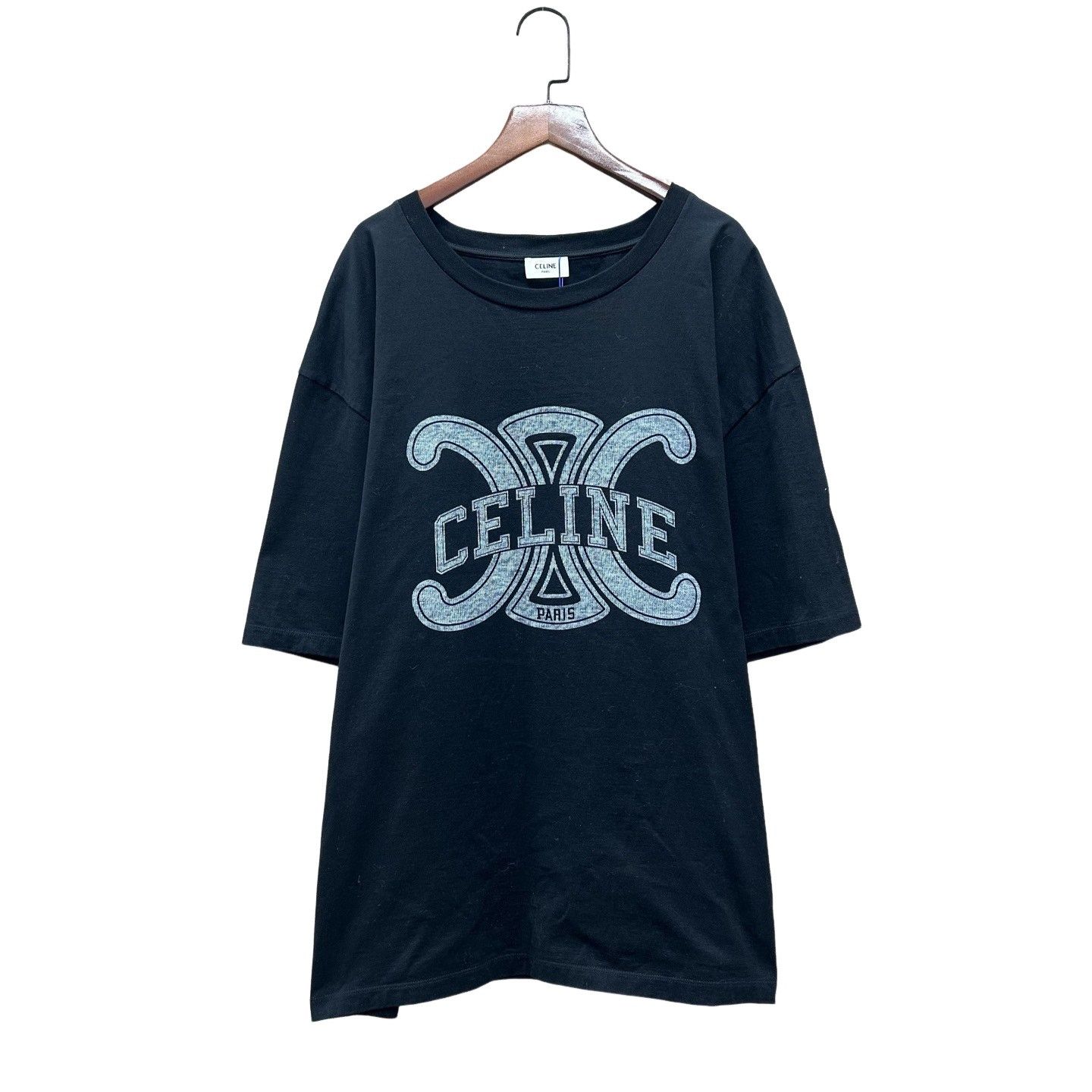 Celine Celine Triomphe Logo T-Shirt Size M Size US M / EU 48-50 / 2 - 1 Thumbnail