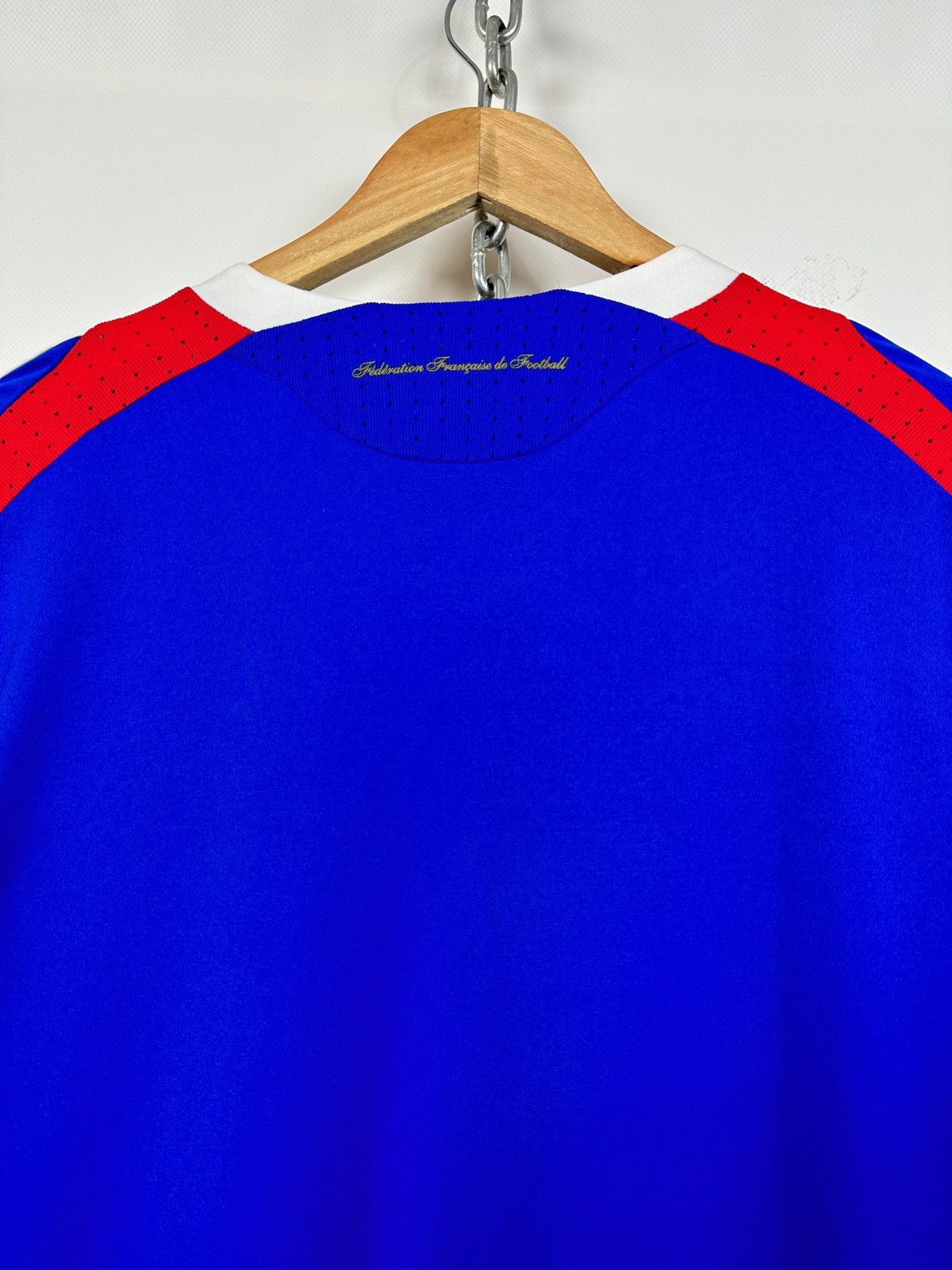 Adidas 2008 Vintage Adidas France National Team Home Soccer Jersey Size US XL / EU 56 / 4 - 13 Thumbnail