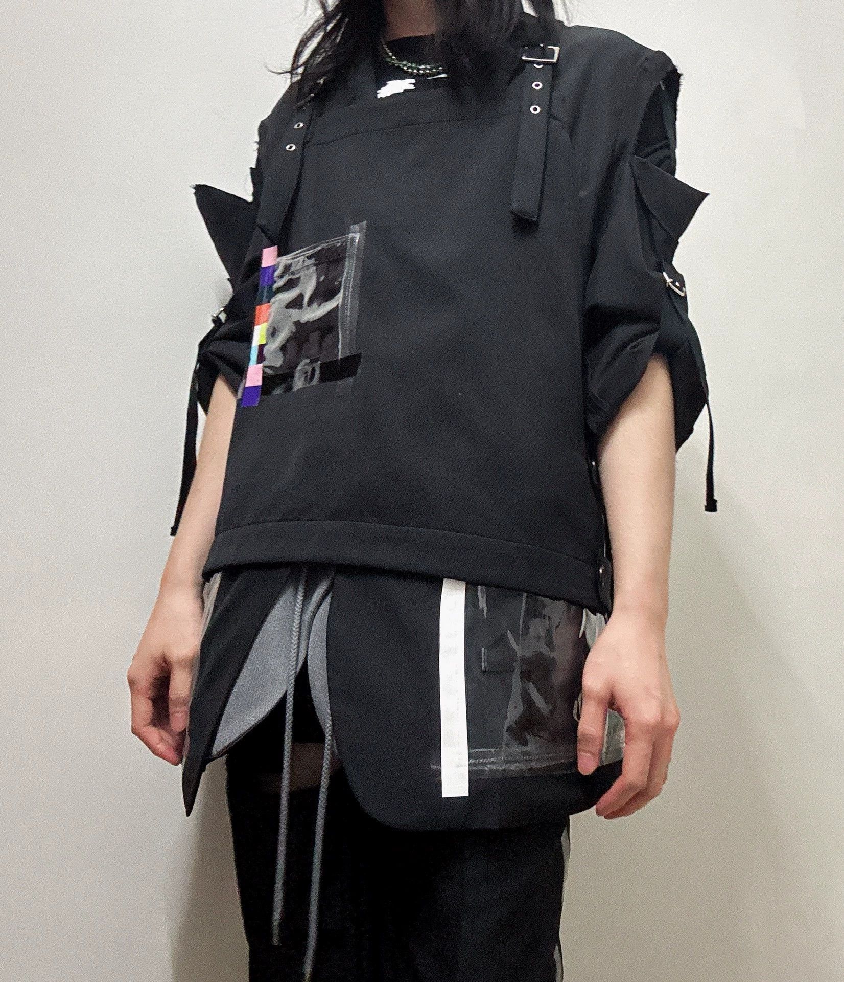 Takahiromiyashita The Soloist. TAKAHIROMIYASHITA THE SOLOIST 00 Lacquer Apron Size US XXS / EU 40 - 5 Thumbnail