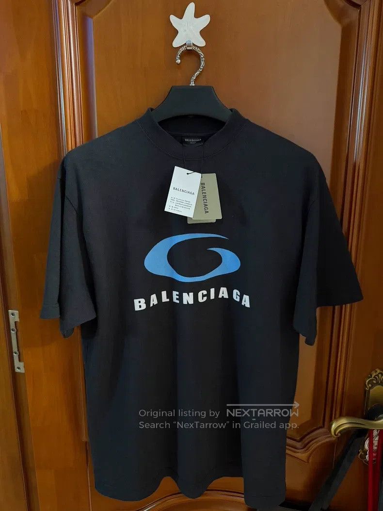 Balenciaga Balenciaga Sport Loop Slogan Short Sleeve Size US XS / EU 42 / 0 - 1 Thumbnail