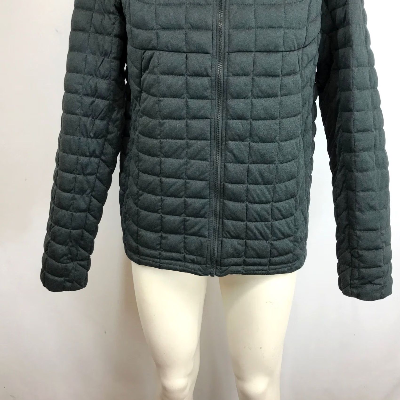 Ben Sherman Ben Sherman Quilted Puffer Jacket Charcoal Gray Full Zip Stand Collar Mens Size US M / EU 48-50 / 2 - 3 Thumbnail