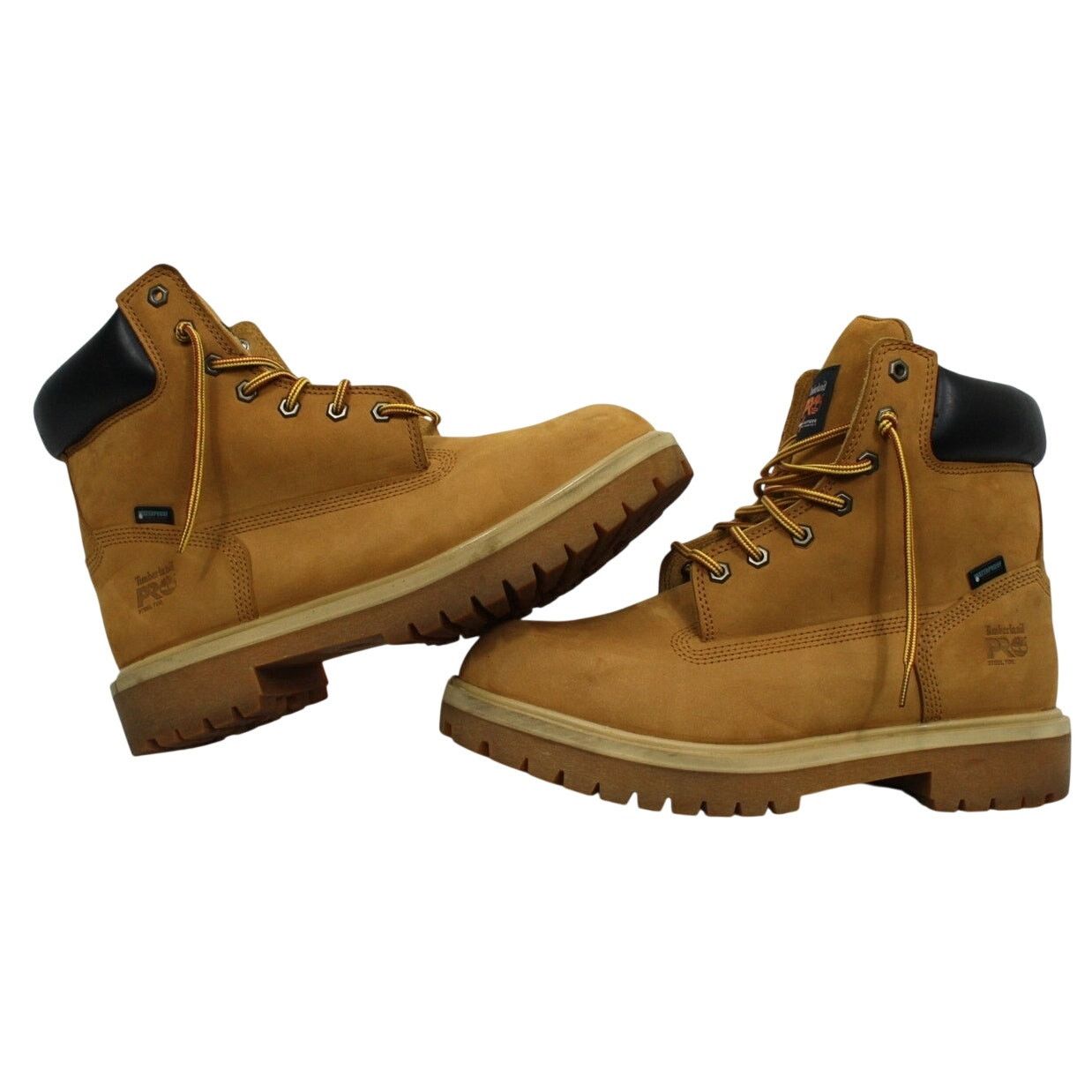 Timberland Timberland Steel Toe Boots Mens 12W Waterproof Work Wheat Size US 12 / EU 45 - 1 Thumbnail