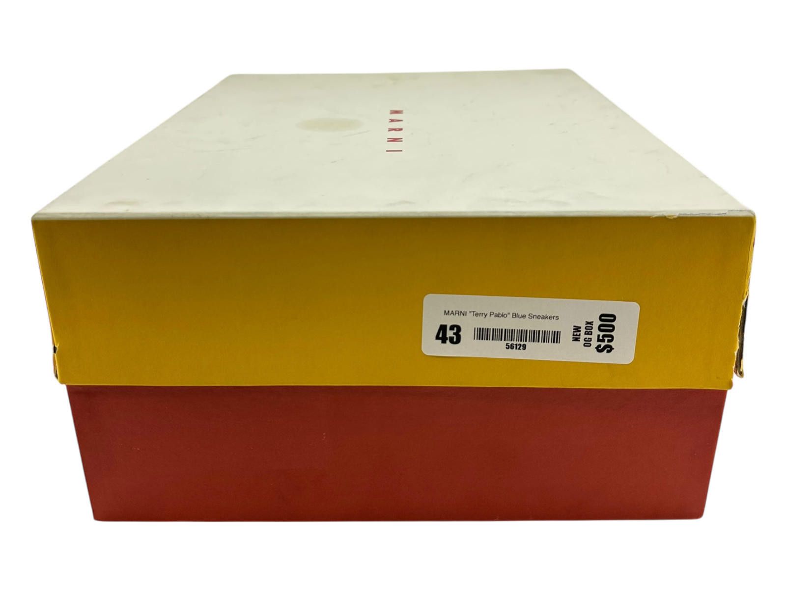 Marni Marni Terry Pablo Blue Sneakers EU 43 New with Box Size US 10 / EU 43 - 6 Thumbnail