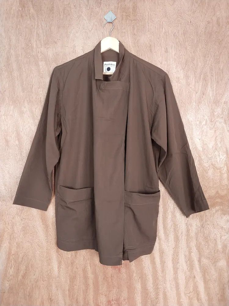 Issey Miyake Plantation dark brown Cardigan #S233DL Size US M / EU 48-50 / 2 - 1 Thumbnail
