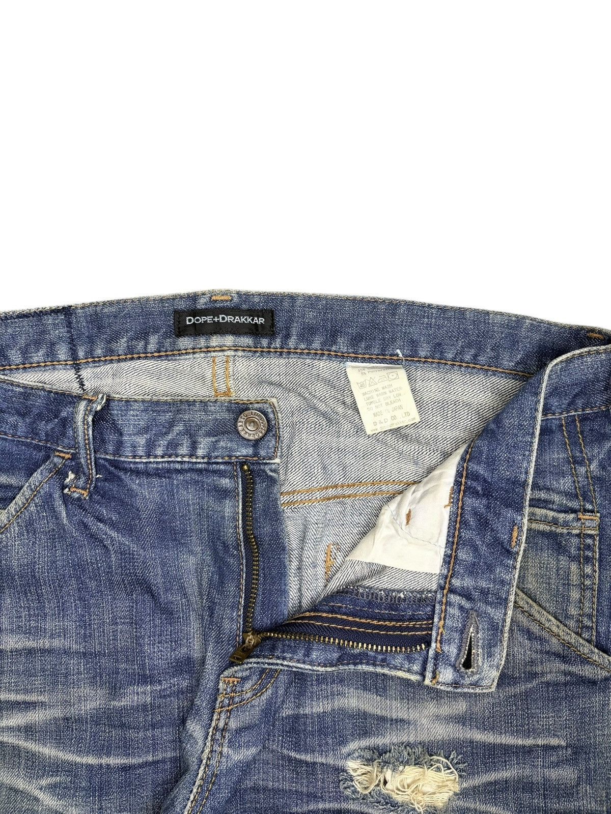 Diesel Vintage Japanese Brand Mud Wash Distressed Jeans Size US 32 / EU 48 - 5 Thumbnail