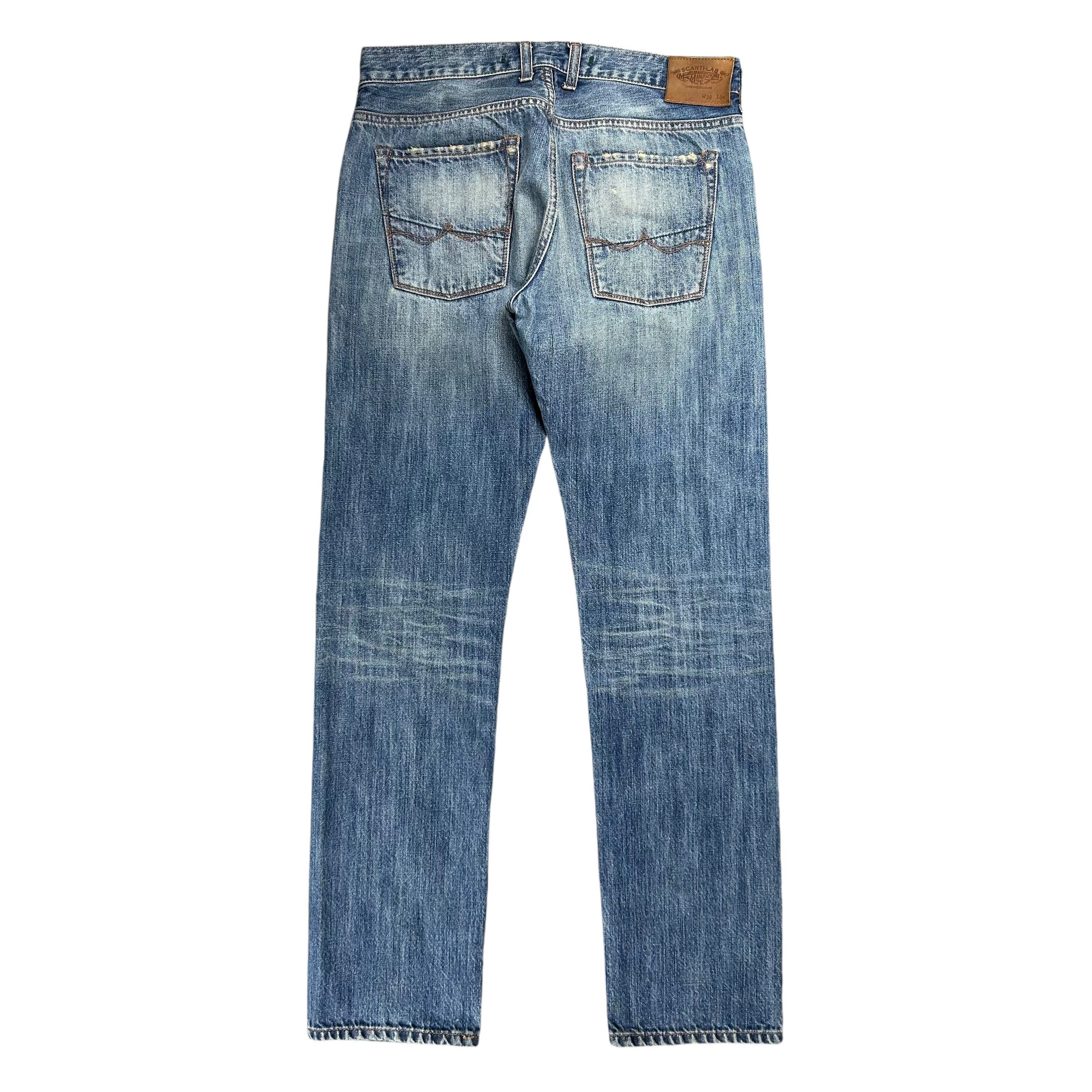 Scarti-Lab Scarti Lab Selvedge Straight Denim Jeans Cotton Blue 30 Size US 30 / EU 46 - 2 Thumbnail