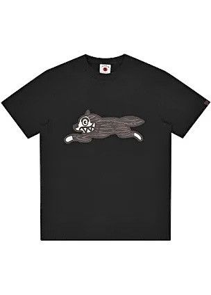 Icecream ICE CREAM Wood Grain Running Dog Logo T-Shirt - Black Size US XXL / EU 58 / 5 - 7 Thumbnail