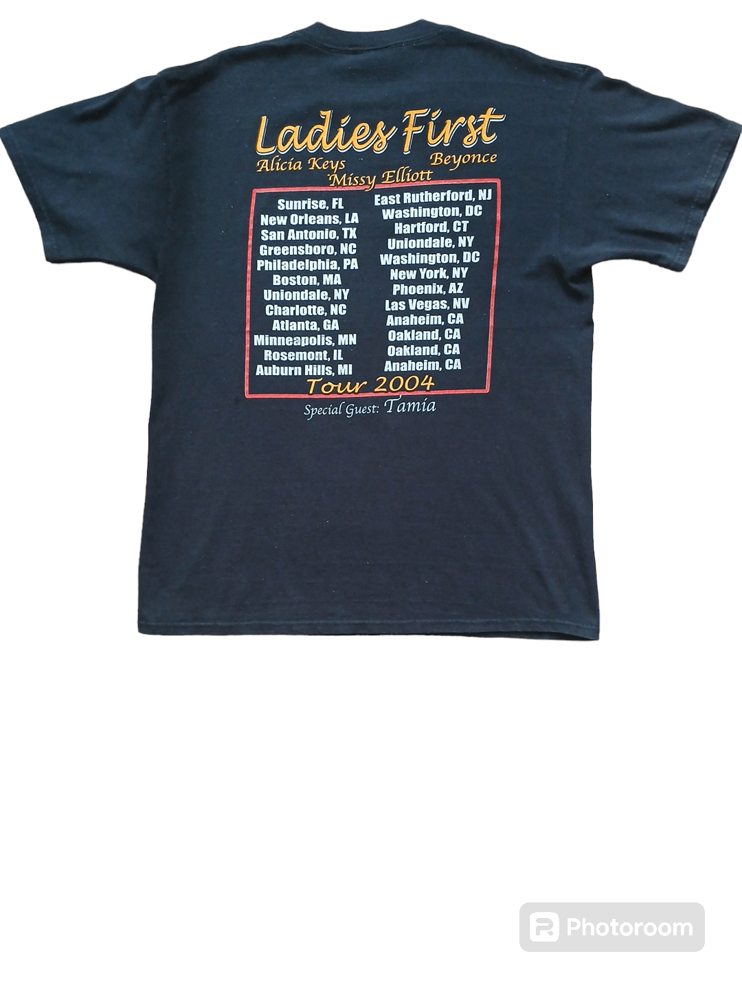 Beyonce × Rap Tees × Vintage 2004 Ladies First Tour Beyoncé Missy Elliot Alicia Keys Tee Size US L / EU 52-54 / 3 - 2 Thumbnail