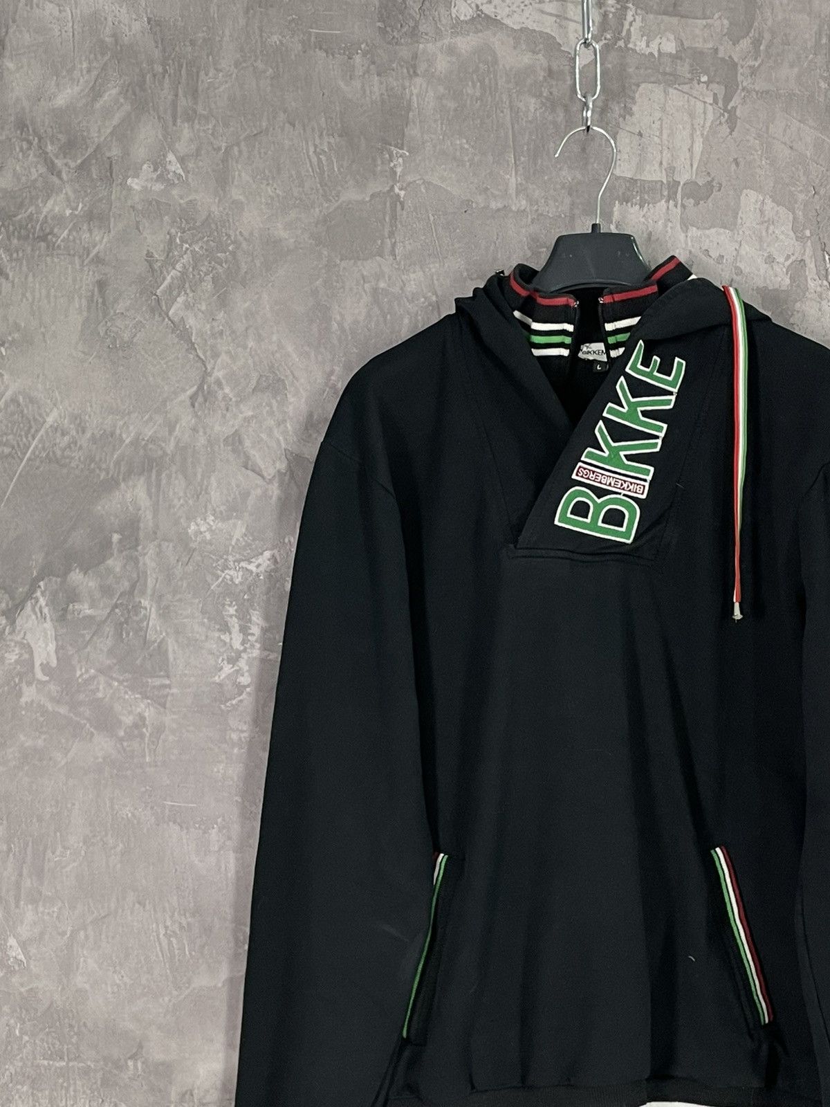 Dirk Bikkembergs × Vintage Vintage Dirk Bikkembergs “ Bikkembergs “ logo Hoodie Size US L / EU 52-54 / 3 - 3 Thumbnail