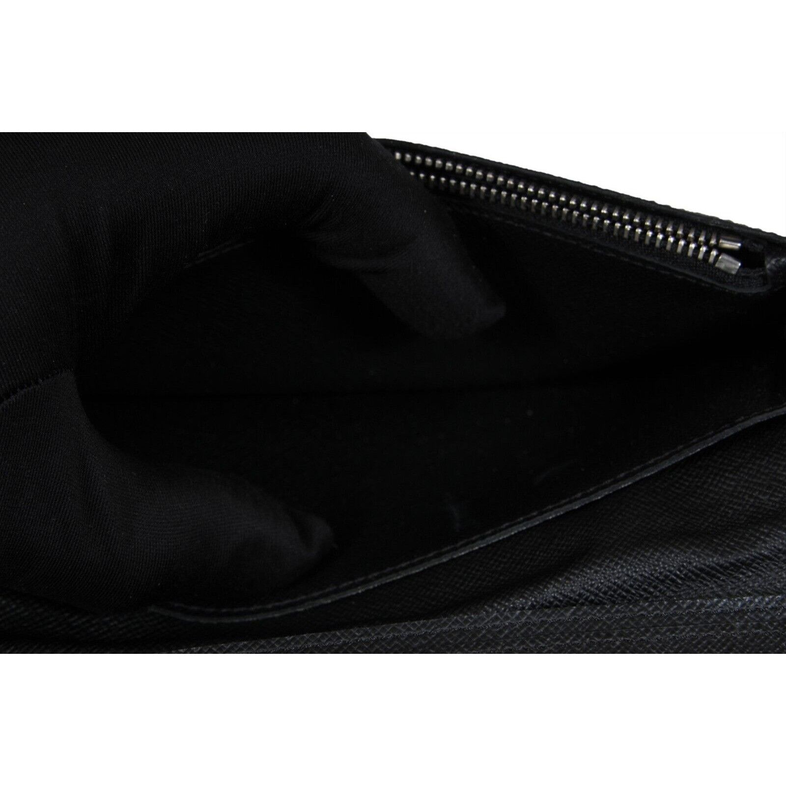 Louis Vuitton Brazza Long Wallet Black Damier Graphite 16 Canvas - 02347 Size ONE SIZE - 7 Thumbnail