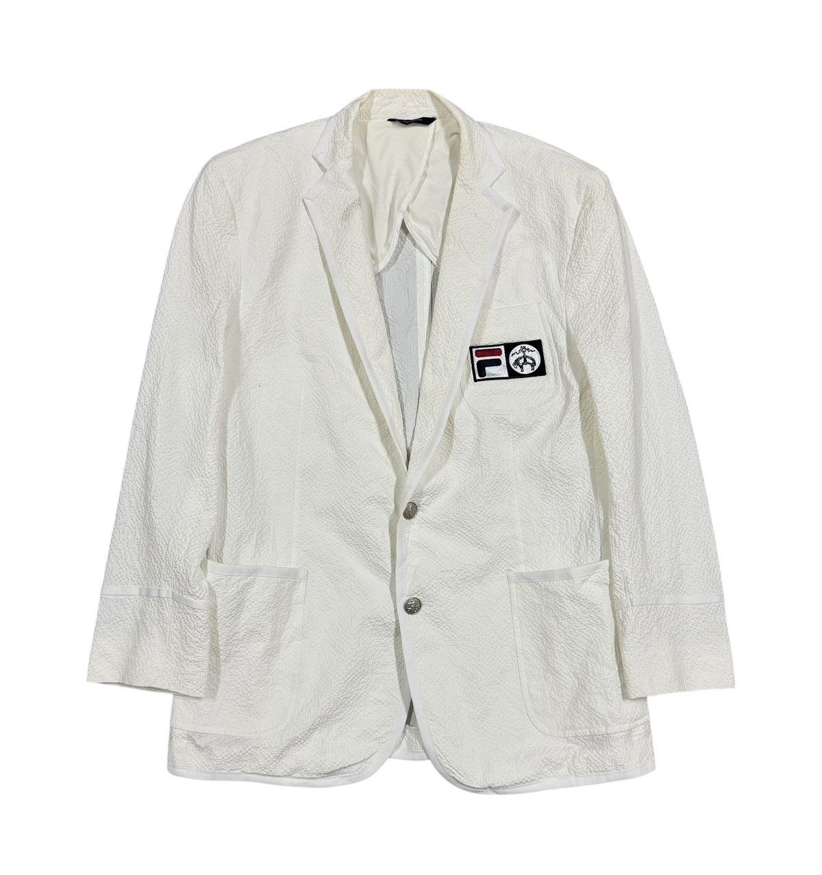 Brooks Brothers Fila X Brooks Brothers Seesucker Blazer Jacket Size 44R - 1 Thumbnail
