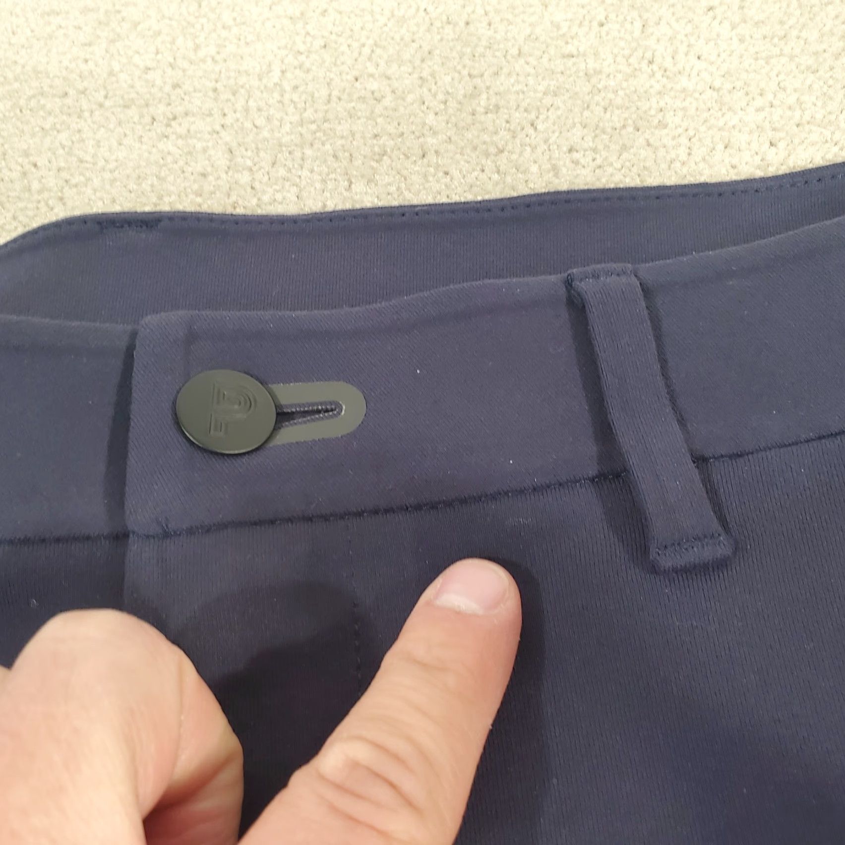 Vintage Public Rec Pants Mens 36x30 Blue Straight Performance Lightweight Nylon Spandex Chino Pants Size US 36 / EU 52 - 3 Thumbnail