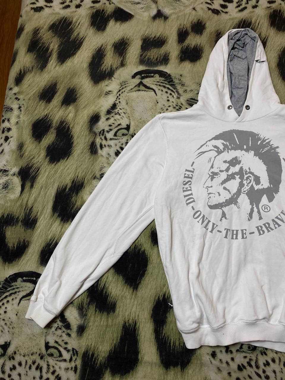 Diesel Y2K Skeleton Zip Up Hoodie Streetwear Opium Casual USA VTg Size US M / EU 48-50 / 2 - 5 Thumbnail
