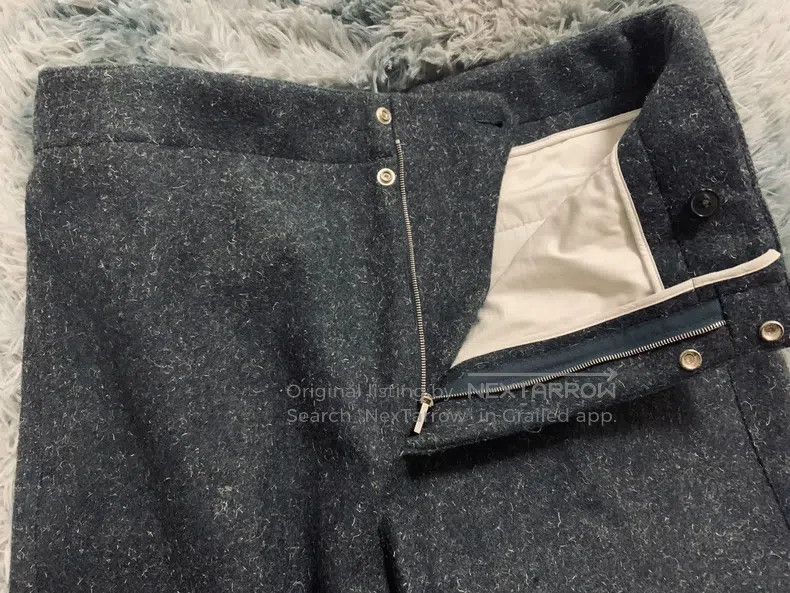 Jil Sander Jil Sander size M Runway Thick Tweed Casual Sports Pants Size US 29 - 3 Thumbnail