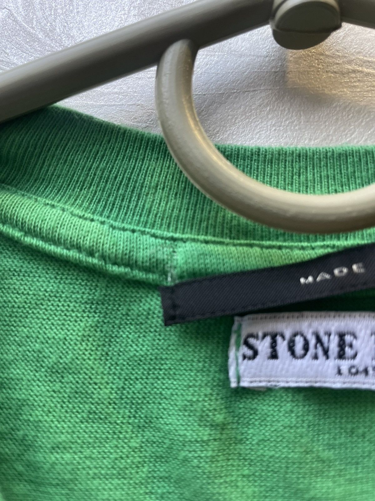 Massimo Osti × Stone Island × Vintage 90-s Stone Island vintage big logo t shirt Size US S / EU 44-46 / 1 - 4 Thumbnail