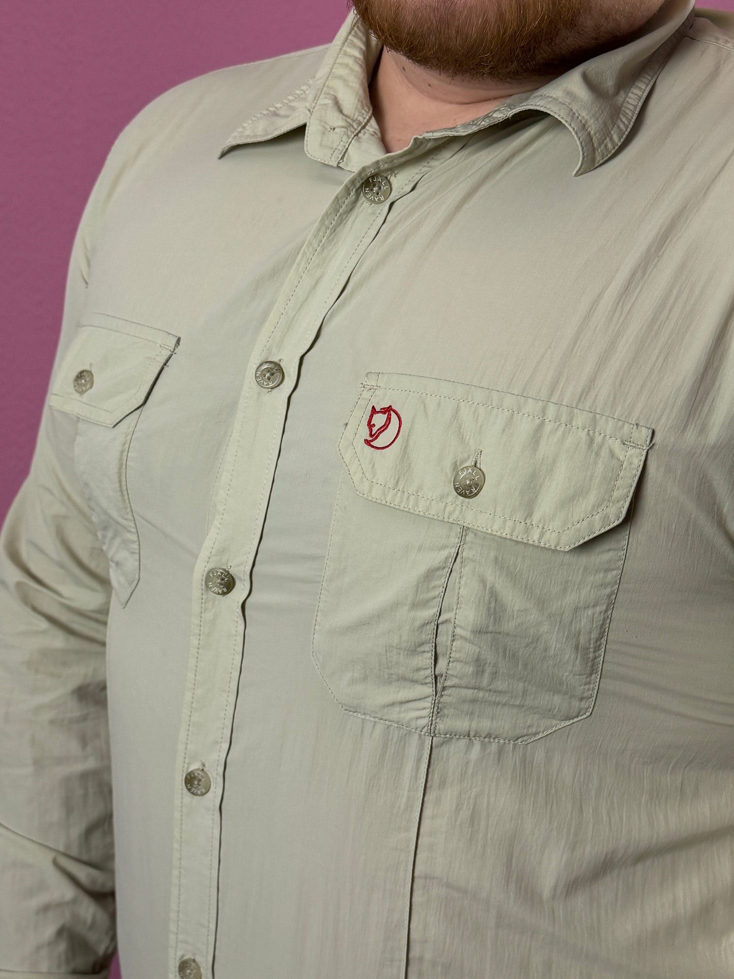 Fjallraven × Vintage Fjallraven Vintage Men's Trekking Shirt - XL Size US XL / EU 56 / 4 - 4 Thumbnail