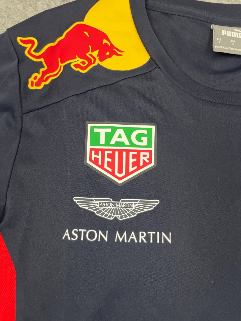 Puma Puma Red Bull Racing Aston Martin F1 Team Men T-Shirt Navy Size US S / EU 44-46 / 1 - 4 Thumbnail