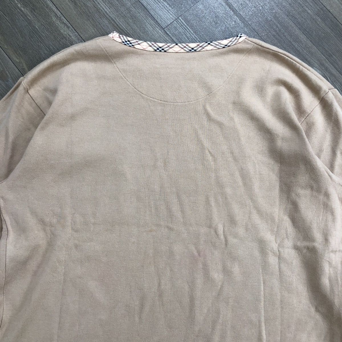 Burberry × Designer × Vintage Vintage Burberry London Pocket Small Logo Longsleeve Size US M / EU 48-50 / 2 - 10 Thumbnail