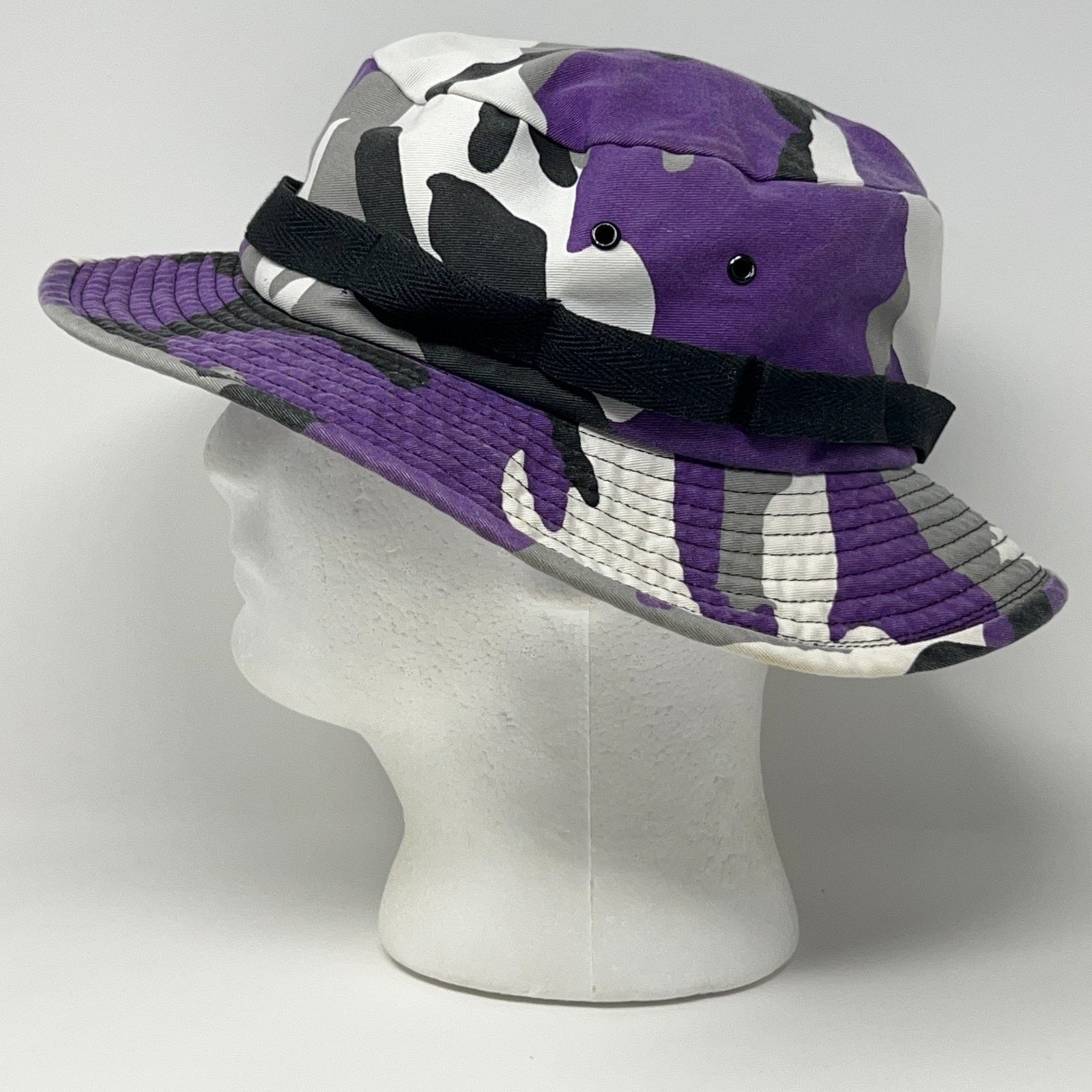Other Camouflage Bucket Hat Purple Military Army Camo S-M Size ONE SIZE - 8 Thumbnail