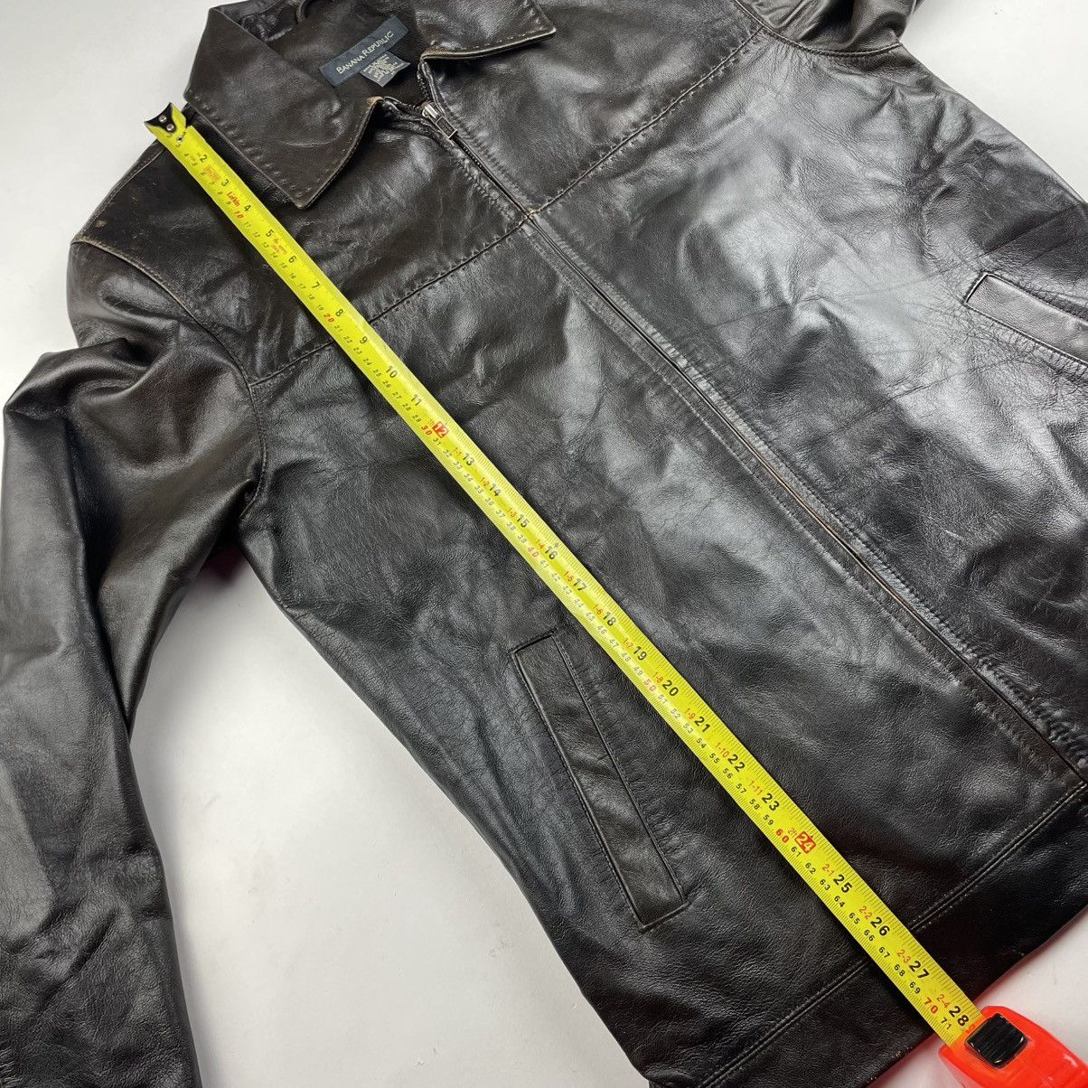 Banana Republic VTG 90’s BANANA REPUBLIC MENS TAN SOFT LEATHER JACKET SIZE M Size US M / EU 48-50 / 2 - 10 Thumbnail