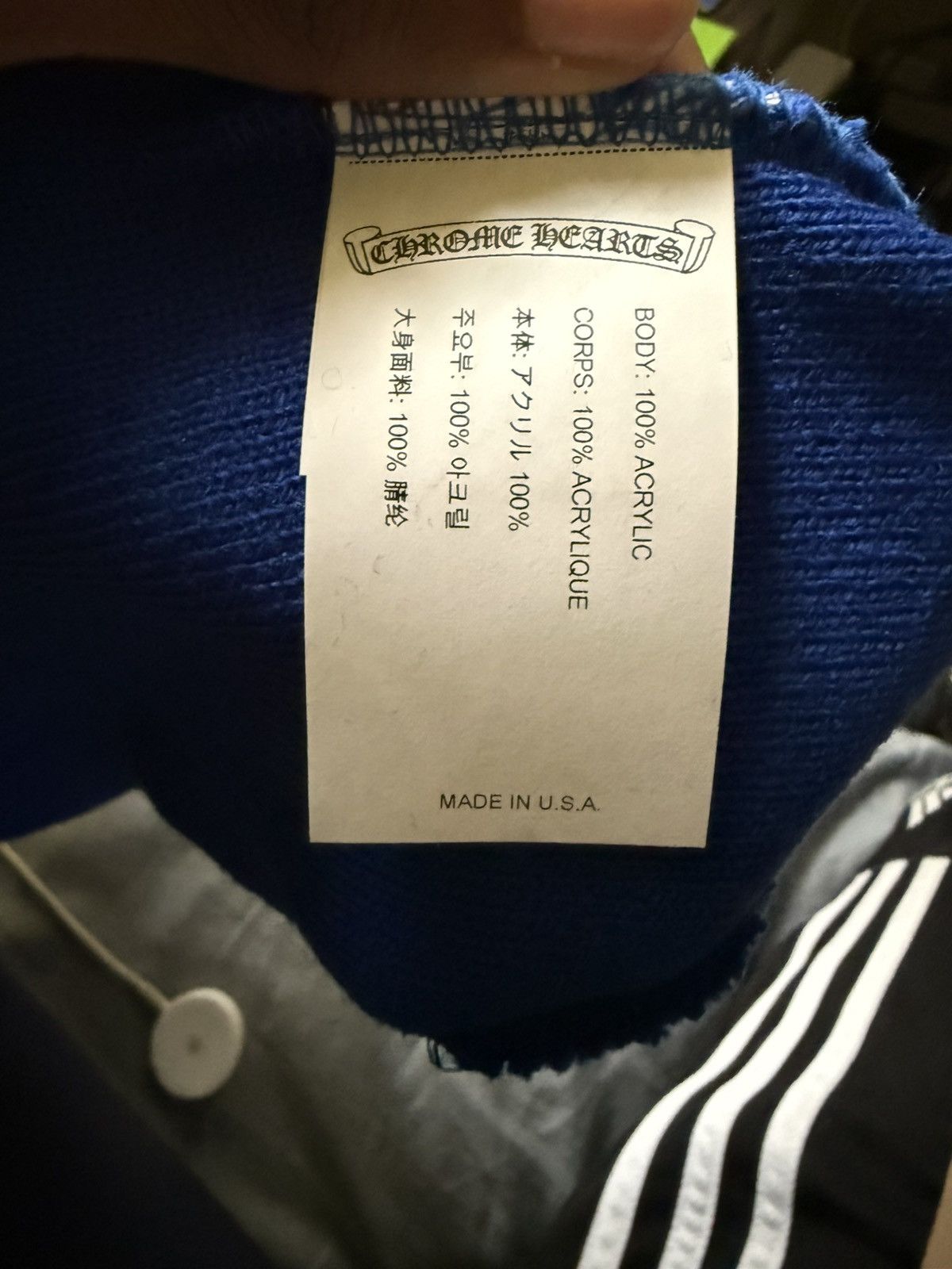 Chrome Hearts Chrome Hearts Blue Watch Cap Size ONE SIZE - 4 Thumbnail