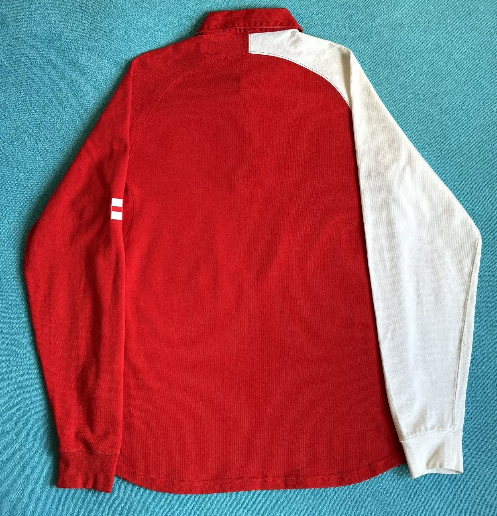 Nike England Rugby Nike o2 red long jersey Size. L Size US L / EU 52-54 / 3 - 11 Thumbnail