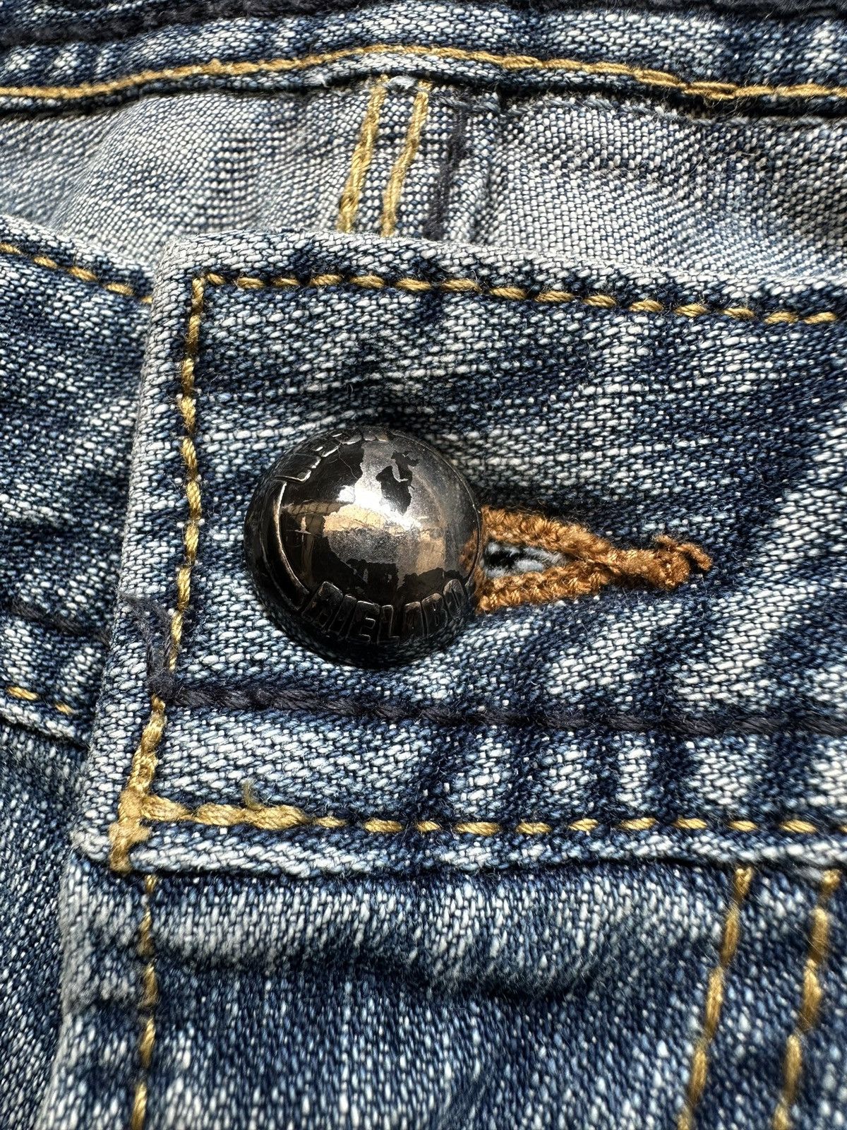 If Six Was Nine × Nicole Club × Tornado Mart 00's '' REILABO '' by Nicole NCFM Detroit denim jeans Size US 31 - 15 Thumbnail