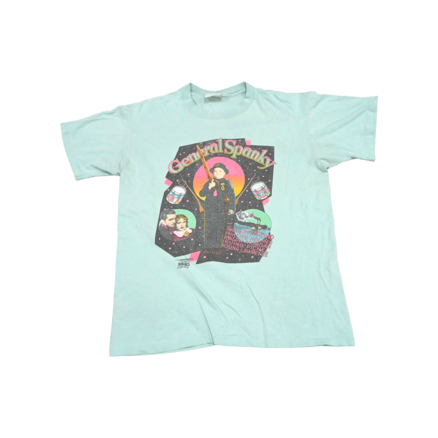 Vintage VINTAGE 80s The Rascals General Spanky Fun Wear T-Shirt Size US L / EU 52-54 / 3 - 1 Thumbnail