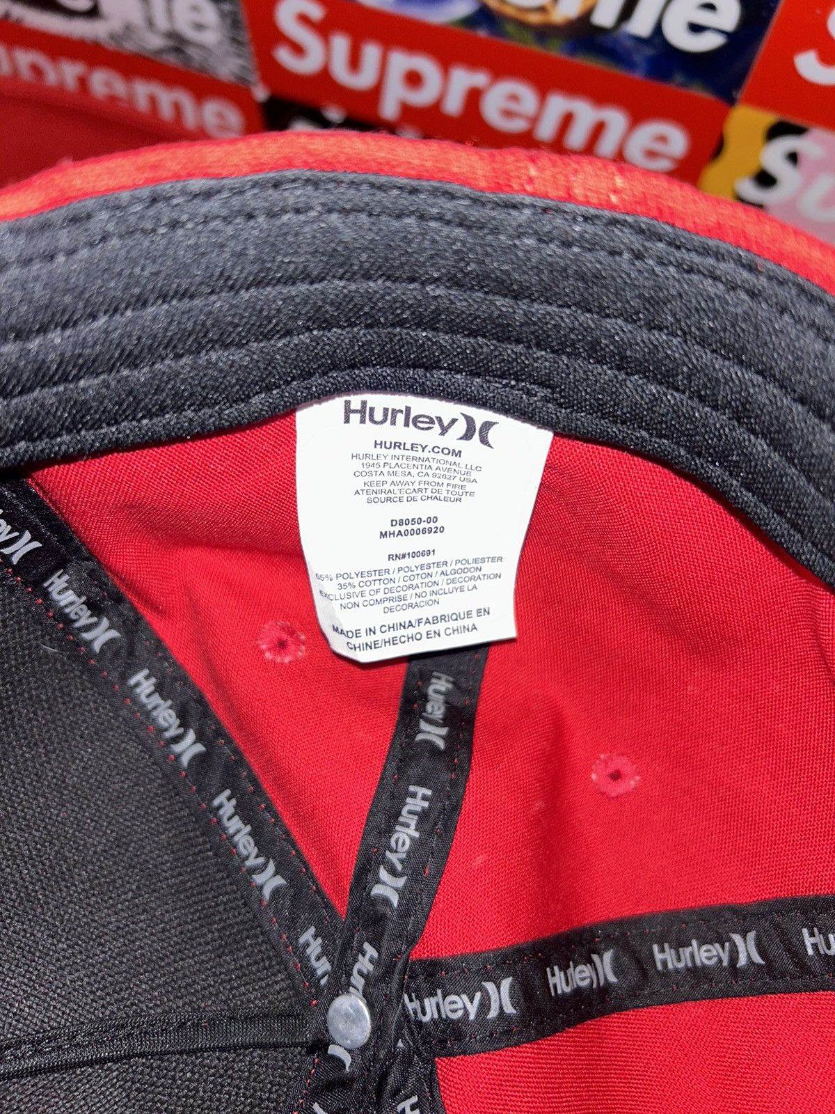 Hurley Hurley USA 2016 Rio Olympics snapback dri-fit hat cap Size ONE SIZE - 7 Thumbnail