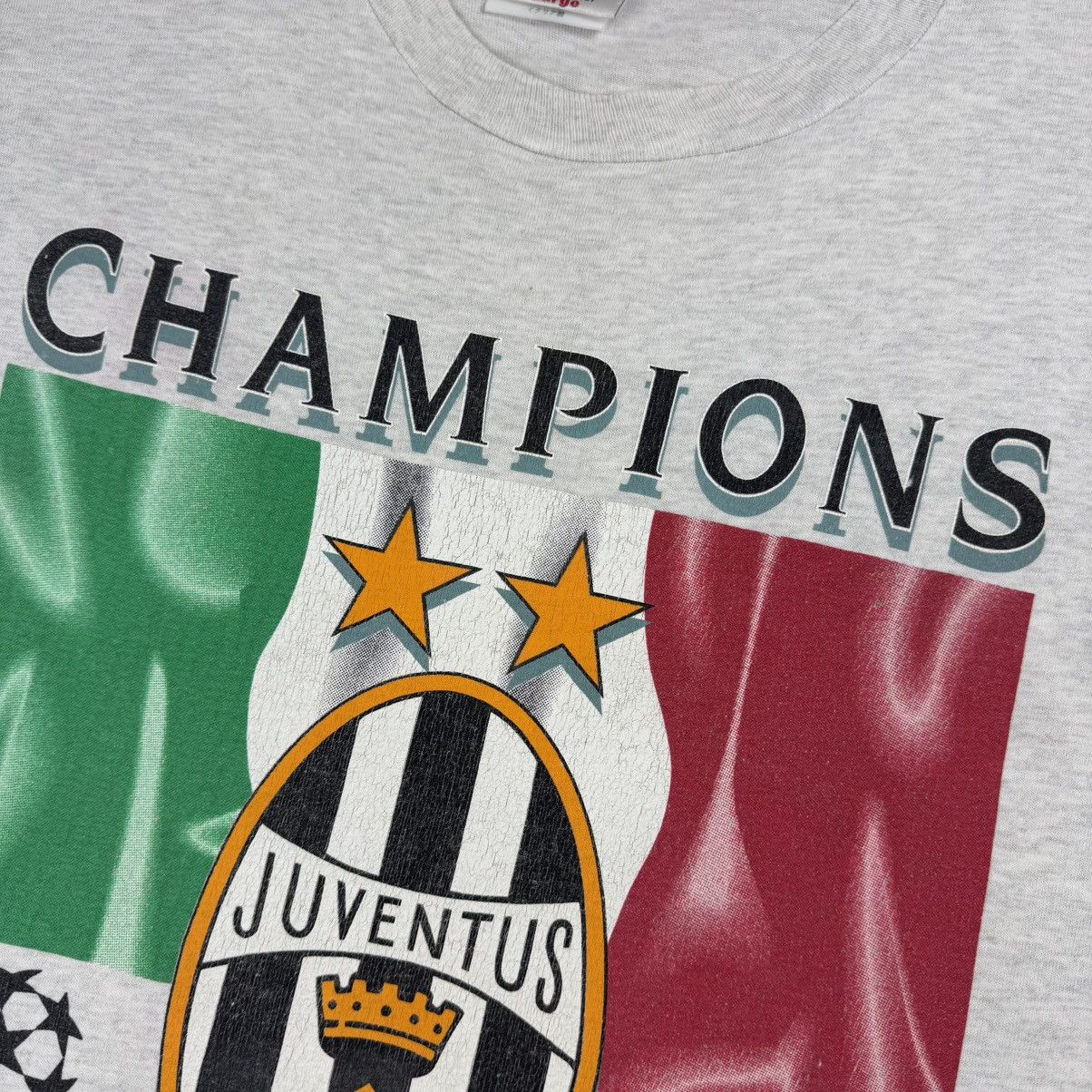 Vintage Vintage Juventus 1996 Champions UEFA League T-shirt Size US XL / EU 56 / 4 - 7 Thumbnail