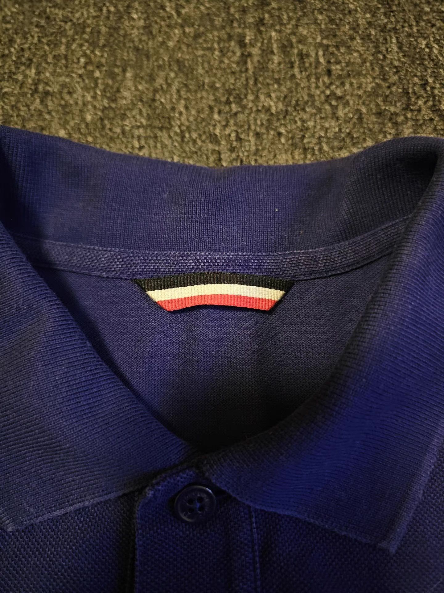 Moncler Moncler Blue Short Sleeve Polo Shirt, Size US M / EU 48-50 / 2 - 3 Thumbnail